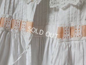 画像14: アンティーク洗礼式用ベビードレス