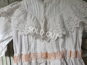 画像16: アンティーク洗礼式用ベビードレス