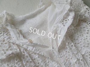 画像10: アンティークレースチャイルドドレス