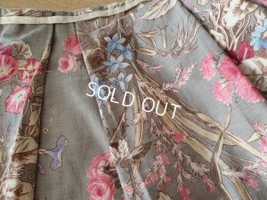 画像2: アンティーク花柄カーテン