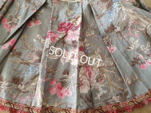 画像3: アンティーク花柄カーテン