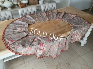 画像9: アンティーク花柄カーテン