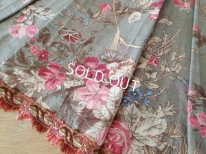 画像5: アンティーク花柄カーテン