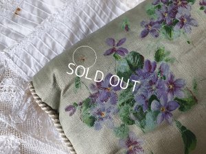 画像19: すみれ柄シルクハンキーケース