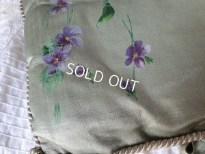 画像5: すみれ柄シルクハンキーケース