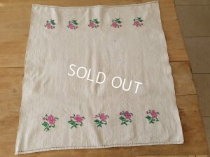 画像3: ハンガリアン花柄刺繍リネンクロス