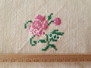 画像6: ハンガリアン花柄刺繍リネンクロス