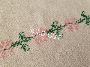 画像4: ハンガリアン花柄刺繍リネンクロス