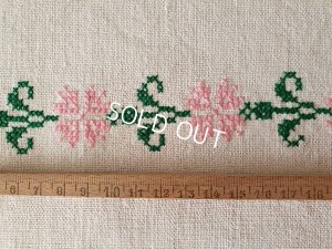 画像5: ハンガリアン花柄刺繍リネンクロス