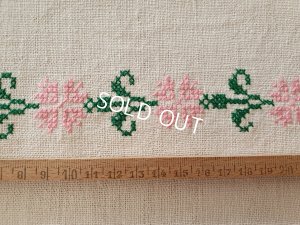 画像6: ハンガリアン花柄刺繍リネンクロス