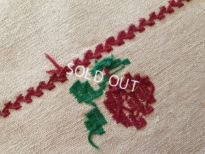 画像4: ハンガリアン花柄刺繍リネンクロス