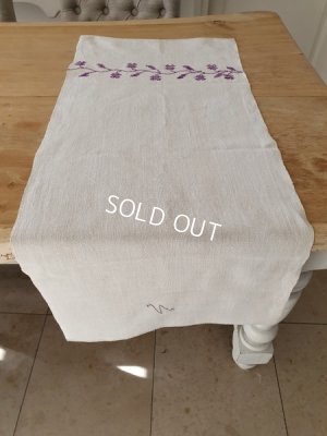 画像3: ハンガリアン花柄刺繍リネンクロス