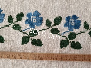 画像5: ハンガリアン花柄刺繍リネンクロス