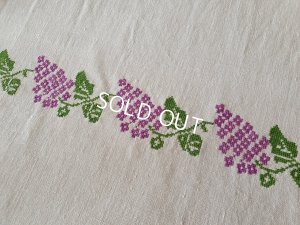 画像5: ハンガリアン花柄刺繍リネンクロス