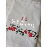 画像: ハンガリアン花柄刺繍リネンクロス