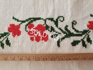 画像6: ハンガリアン花柄刺繍リネンクロス