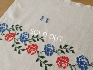 画像6: ハンガリアン花柄刺繍リネンクロス