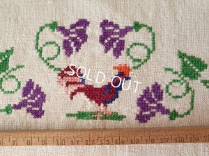 画像6: ハンガリアン花柄刺繍リネンクロス