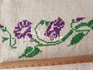 画像7: ハンガリアン花柄刺繍リネンクロス