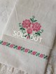 画像: ハンガリアン花柄刺繍リネンクロス
