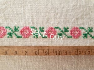 画像7: ハンガリアン花柄刺繍リネンクロス