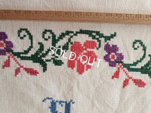 画像4: ハンガリアン花柄刺繍リネンバッグ