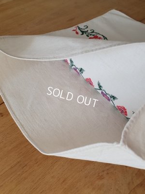 画像3: ハンガリアン花柄刺繍リネンバッグ