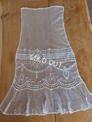 画像2: アンティークレースカーテン