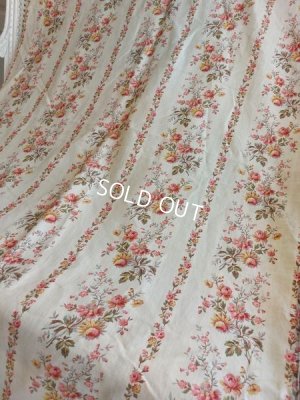 画像2: アンティークフレンチ花柄ファブリック
