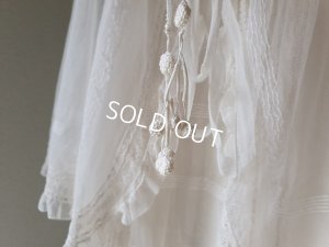 画像9: アンティークチュールレースベビーケープ付きドレス