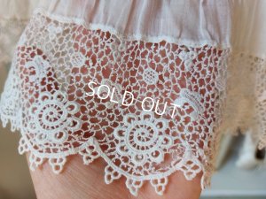 画像9: アンティークレースベビードレス