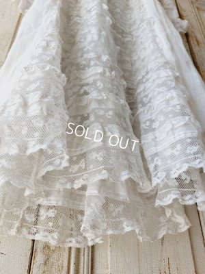 画像4: アンティークレースベビードレス