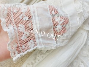 画像9: アンティークレースベビードレス