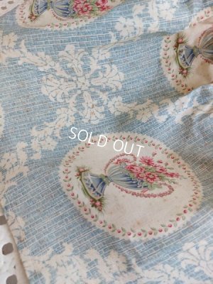 画像10: アンティークフレンチ花柄ファブリック