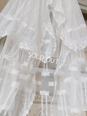 画像6: アンティークレースベビーケープ