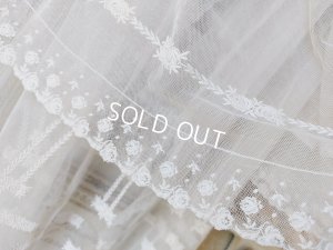 画像12: アンティークレースベビーケープ