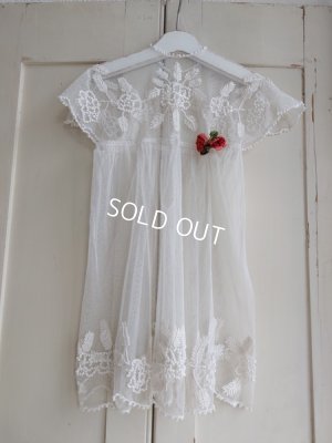 画像2: アンティークロココリボンワークベビードレス