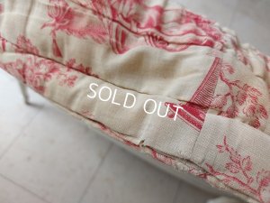 画像19: トワルドジュイ柄アンティークキルト