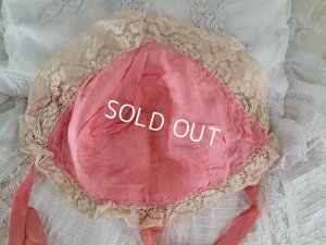 画像11: アンティークフィレレースボンネット