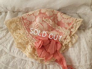 画像4: アンティークフィレレースボンネット