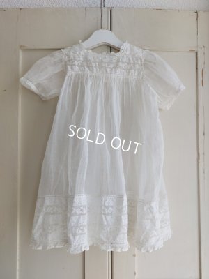 画像3: アンティークレースベビードレス