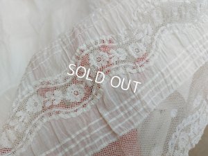 画像9: アンティークレースペチコート