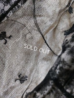 画像11: アンティークブラックレースフラッパードレス