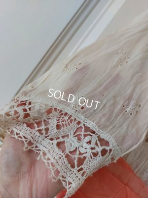 画像11: アンティーク大きなリボンレースドレス