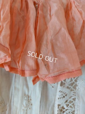 画像10: アンティーク大きなリボンレースドレス