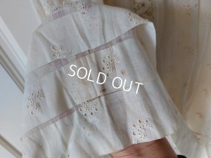 画像17: アンティーク大きなリボンレースドレス