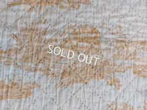 画像13: アンティークトワルドジュイ柄キルト