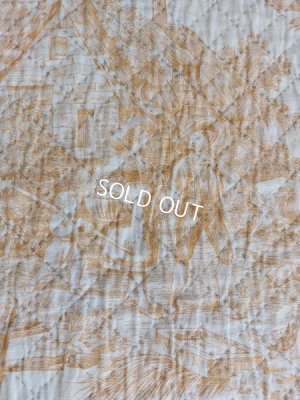 画像3: アンティークトワルドジュイ柄キルト