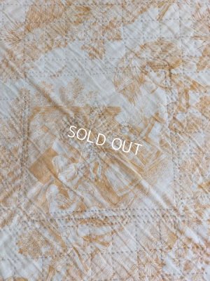 画像6: アンティークトワルドジュイ柄キルト