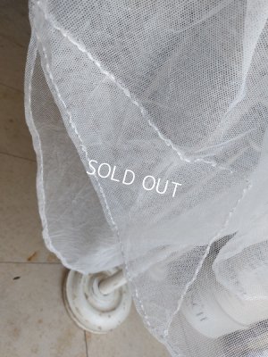 画像12: 布花付きアンティークベール